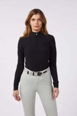 New Haut manches longues d'entraînement Biarritz - Femme Tenue D'Équitation Femme·Polos Et Chemises
