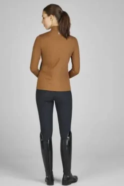 Outlet Haut manches longues zip heritage 2024 - Femme Tenue D'Équitation Femme·Polos Et Chemises