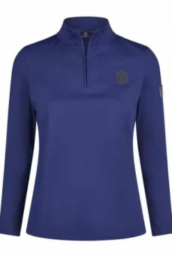 Outlet Haut manches longues zip heritage 2024 - Femme Tenue D'Équitation Femme·Polos Et Chemises