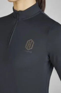 Outlet Haut manches longues zip heritage 2024 - Femme Tenue D'Équitation Femme·Polos Et Chemises