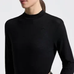 Outlet Haut technique manches longues - - Tissu technique Femme Tenue D'Équitation Femme·T-Shirts équitation Femme|Tenue D'Équitation Femme·Polos Et Chemises
