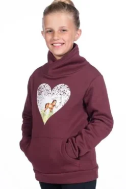 Outlet Hoodie dream team bordeaux Enfant Tenue D'Équitation Enfant·Sweat Shirt, Polaire Et Pull Enfant