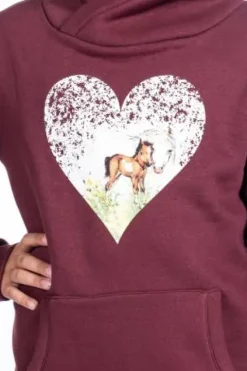 Outlet Hoodie dream team bordeaux Enfant Tenue D'Équitation Enfant·Sweat Shirt, Polaire Et Pull Enfant