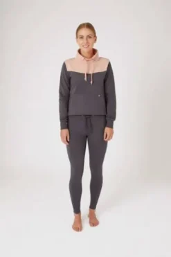 Online Hoodie jade rose et gris Femme Tenue D'Équitation Homme·Sweat Shirt, Polaire Et Pull Homme|Tenue D'Équitation Femme·Sweat Shirt, Polaire Et Pull Femme