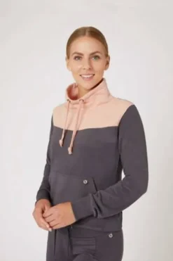 Online Hoodie jade rose et gris Femme Tenue D'Équitation Homme·Sweat Shirt, Polaire Et Pull Homme|Tenue D'Équitation Femme·Sweat Shirt, Polaire Et Pull Femme