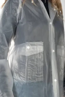 New Imperméable Transparent Vêtements De Pluie