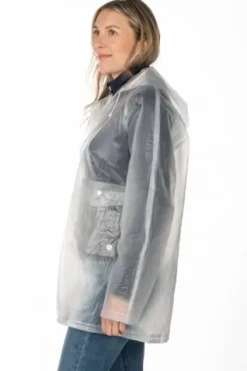 New Imperméable Transparent Vêtements De Pluie