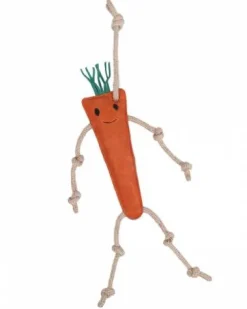 New Jouet de box carotte - - suède et fibre de coco Aménagement De L'Écurie·Jouets Pour Chevaux