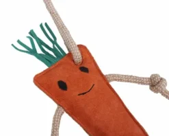 New Jouet de box carotte - - suède et fibre de coco Aménagement De L'Écurie·Jouets Pour Chevaux