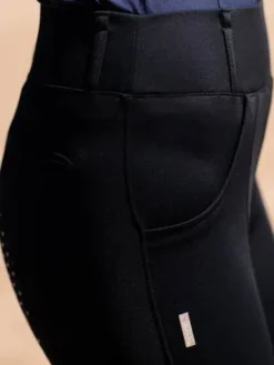 Online Legging Dressage Supreme Black Edition Compression - Femme Tenue D'Équitation Femme·Leggings D'équitation
