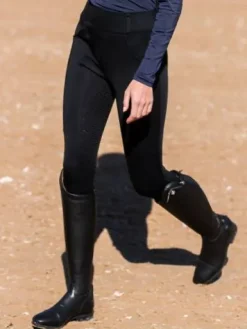 Online Legging Dressage Supreme Black Edition Compression - Femme Tenue D'Équitation Femme·Leggings D'équitation