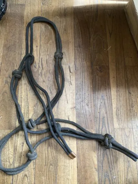 Sale Licol en corde noir Fouganza Licols Et Longes