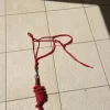 Sale Licol en corde rouge avec longe Licols Et Longes