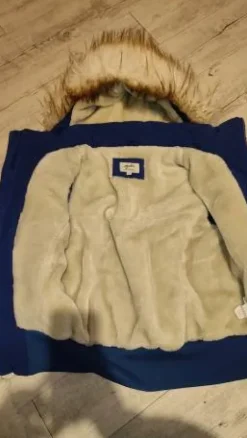 Hot Manteau Pénélope bleu - XS Enfant Tenue D'Équitation Enfant·Parka, Blouson, Doudoune Enfant