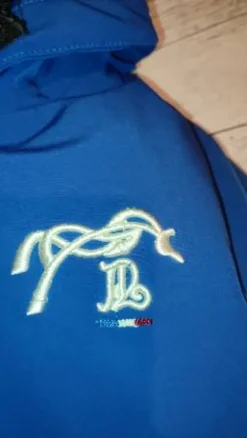 Hot Manteau Pénélope bleu - XS Enfant Tenue D'Équitation Enfant·Parka, Blouson, Doudoune Enfant