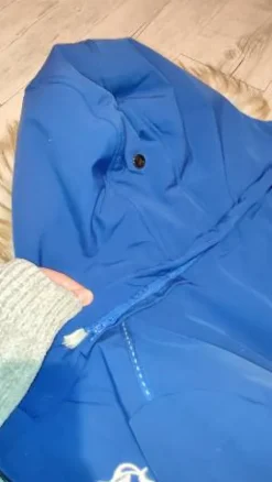 Hot Manteau Pénélope bleu - XS Enfant Tenue D'Équitation Enfant·Parka, Blouson, Doudoune Enfant