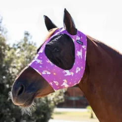 Discount Masque Anti-mouches avec oreilles Lycra Licorne - Pro Tech Masques Anti-Mouches