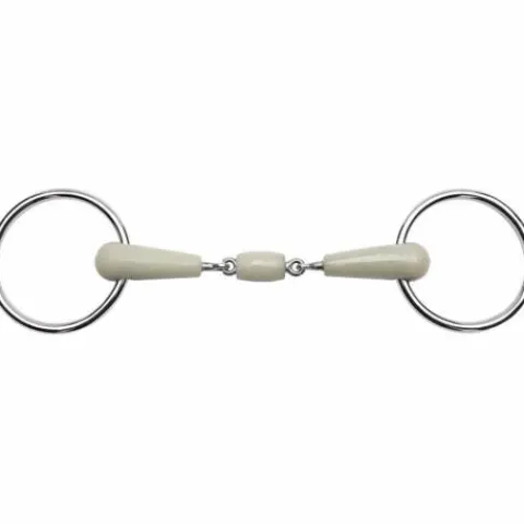 Hot Mors 2 anneaux Flexi double brisure Mors Et Embouchures