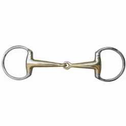 New Mors à olive maillechort anneaux inox 18mm Mors Et Embouchures