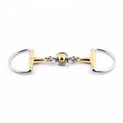 Hot Mors à olives double brisure inox et boule en german silver - Mors Et Embouchures