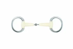 New Mors à simple brisure olives anneaux plats - Mors Et Embouchures