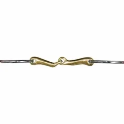 Hot Mors anatomic 18mm en maillechort anneaux inox - Mors Et Embouchures