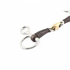 Best Mors Baucher double brisure recouvert de cuir - Mors Et Embouchures