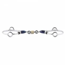 Online Mors Blue Steel releveur double brisure - Jump'In - Confort optimal Mors Et Embouchures