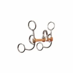 New Mors correctionnel en cuivre branches courtes courbes Mors Western|Mors Et Embouchures