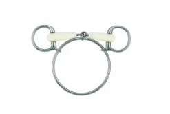 Hot Mors dexter anneau simple joint - - inox et résine Mors Et Embouchures