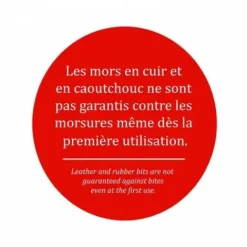 Clearance Mors en cuir à aiguilles droit - Jump'in Mors Et Embouchures