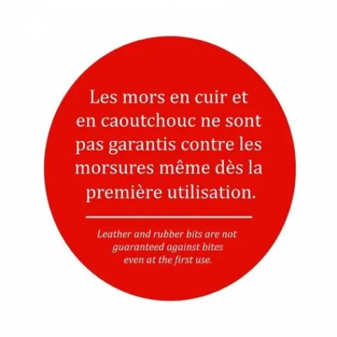 Outlet Mors en cuir plat MCP - Jump'in Mors Et Embouchures