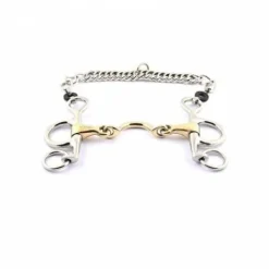 Mors Pelham petites branches double brisure passage de langue - Mors Et Embouchures