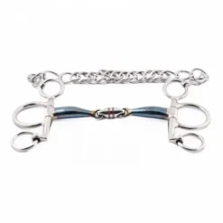 Discount Mors Pelham petites branches double brisure blue steel - Jump'in Mors Et Embouchures