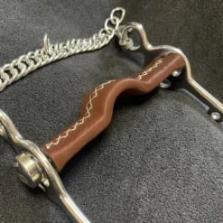 Outlet Mors Pelham plat inclinable cuir - Jump'in Mors Et Embouchures