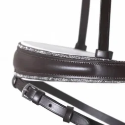 Sale Muserolle CRYSTAL ROCKS marron/blanc - Bridons Et Brides·Muserolle