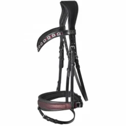 Best Muserolle Hollywood Glamorous - Raspberry Shimmer Bridons Et Brides·Muserolle