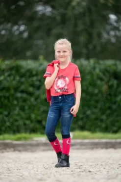 Pantalon aymee denim Enfant Tenue D'Équitation Enfant·Pantalons Enfant