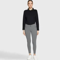 Hot Pantalon Capucine FW25 - - Taille haute, floral Femme La Cavalière En Concours|La Femme En Concours