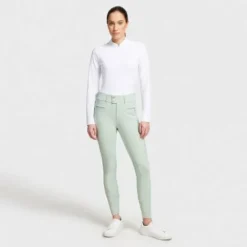 Sale Pantalon Claranova Crystal Fabric Full Grip Aw24 Femme Tenue D'Équitation Femme·Pantalons Femme
