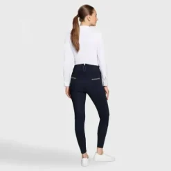 Sale Pantalon Claranova Crystal Fabric Full Grip Aw24 Femme Tenue D'Équitation Femme·Pantalons Femme