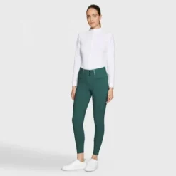Sale Pantalon Claranova Crystal Fabric Full Grip Aw24 Femme Tenue D'Équitation Femme·Pantalons Femme
