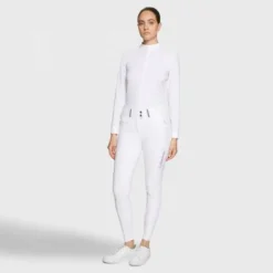 Sale Pantalon Claranova Crystal Fabric Full Grip Aw24 Femme Tenue D'Équitation Femme·Pantalons Femme