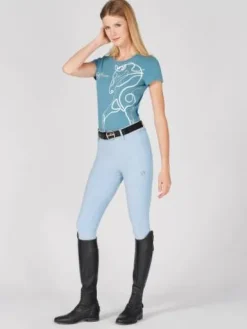 New Pantalon COBLENZA grip genoux taille haute - Femme Tenue D'Équitation Femme·Leggings D'équitation