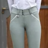 Best Pantalon d'équitation dame Sofia vert - Jump'In - SOFT TEX Femme Tenue D'Équitation Femme·Pantalons Femme