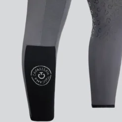 New Pantalon d'équitation Dressage Full Grip Anthracite - Femme Tenue D'Équitation Femme·Pantalons Femme