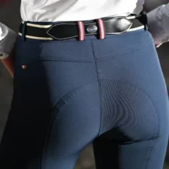 Outlet Pantalon d'équitation Junior fille Luna Marine - Jump'In - Grip Enfant Tenue D'Équitation Enfant·Pantalons Enfant