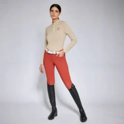 Clearance Pantalon d'équitation Knee Grip Earthenware - Femme Tenue D'Équitation Femme·Pantalons Femme
