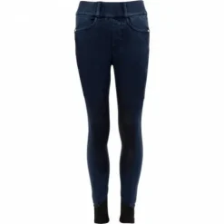 Discount Pantalon Eevolv Florence Blue Denim Enfant Tenue D'Équitation Enfant·Pantalons Enfant
