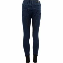 Discount Pantalon Eevolv Florence Blue Denim Enfant Tenue D'Équitation Enfant·Pantalons Enfant